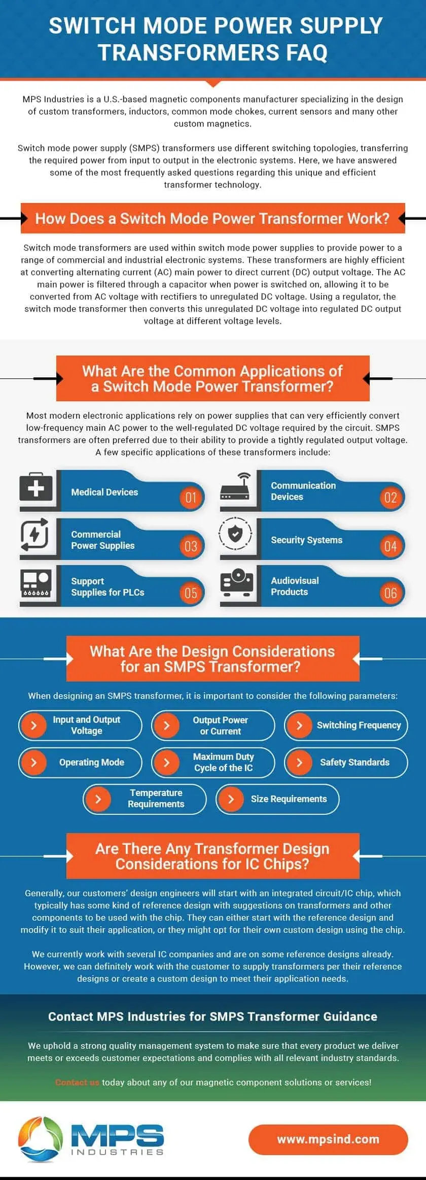 Switch Mode Power Supply Transformers FAQ Switch Mode Power Supply Transformers FAQ